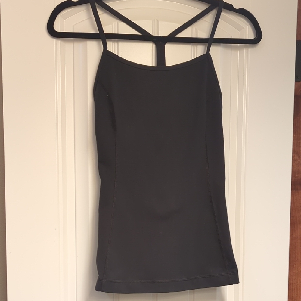 Under Armour Black Tank Top With Built In Bra